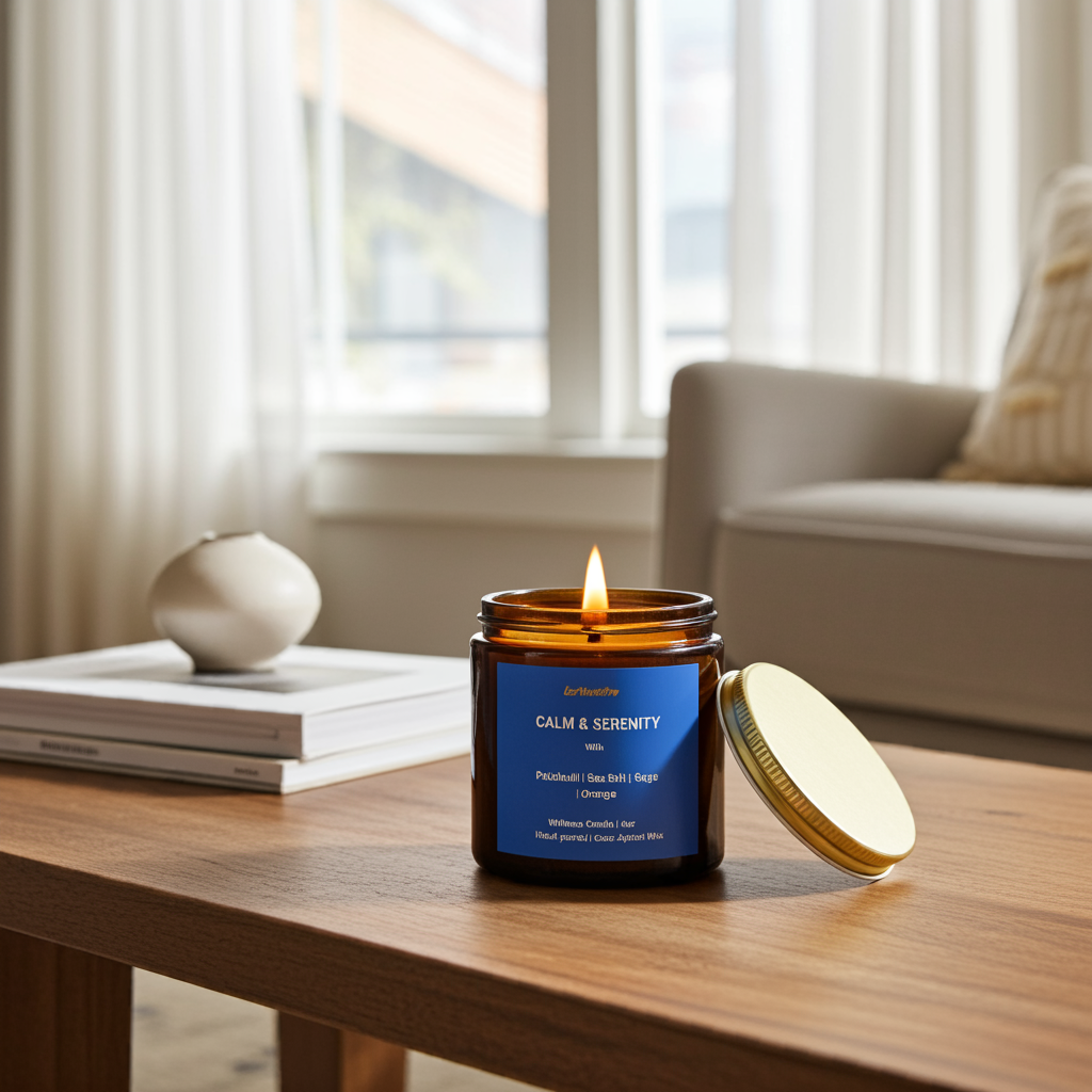 CALM & SERENITY | Patchouli Candle - 4oz