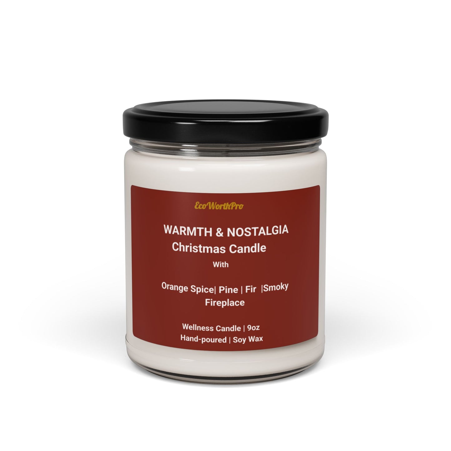 Christmas Tree Candle | Pine, Orange Spice & Fireplace. Closed