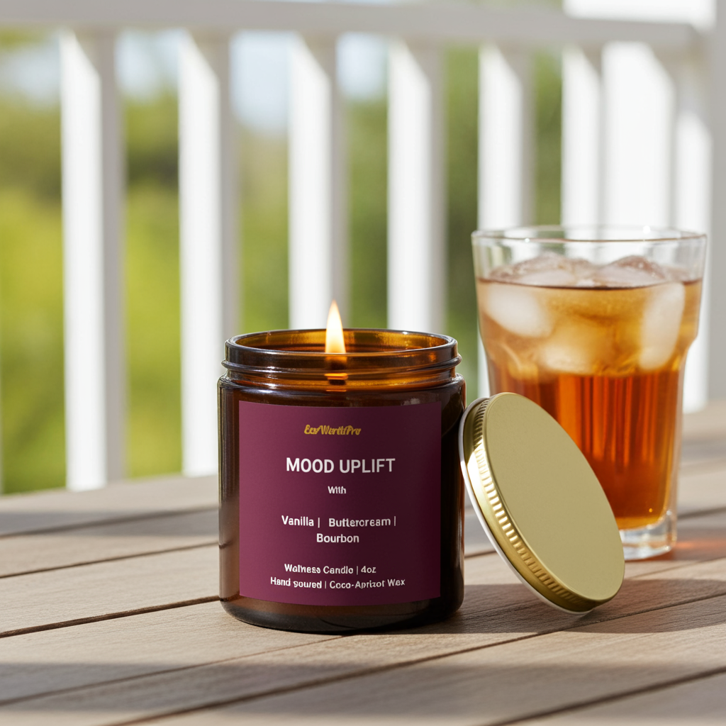 MOOD UPLIFT Vanilla Bean Wellness Candle | 9oz