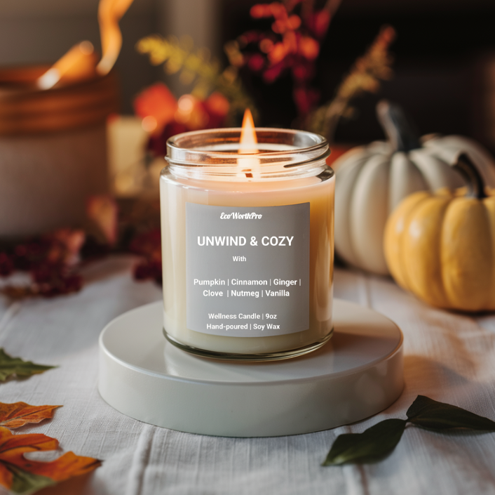 Pumpkin Spice, Candle. SS..
