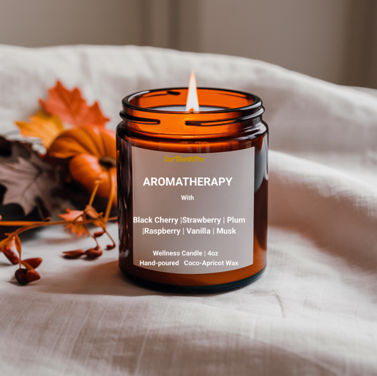  Aromatherapy Oil Candle – Black Cherry, Vanilla & Berry SS.