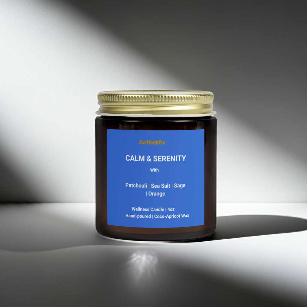 CALM & SERENITY | Patchouli Candle - 4oz