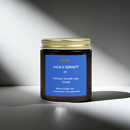 CALM & SERENITY | Patchouli Candle - 4oz