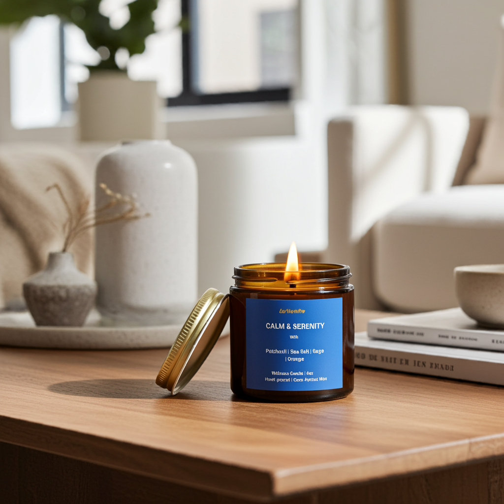 CALM & SERENITY | Patchouli Candle - 4oz