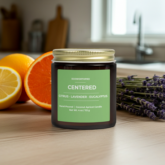 CENTERED - Citrus, Lavender & Eucalyptus Mini Candle (4oz)
