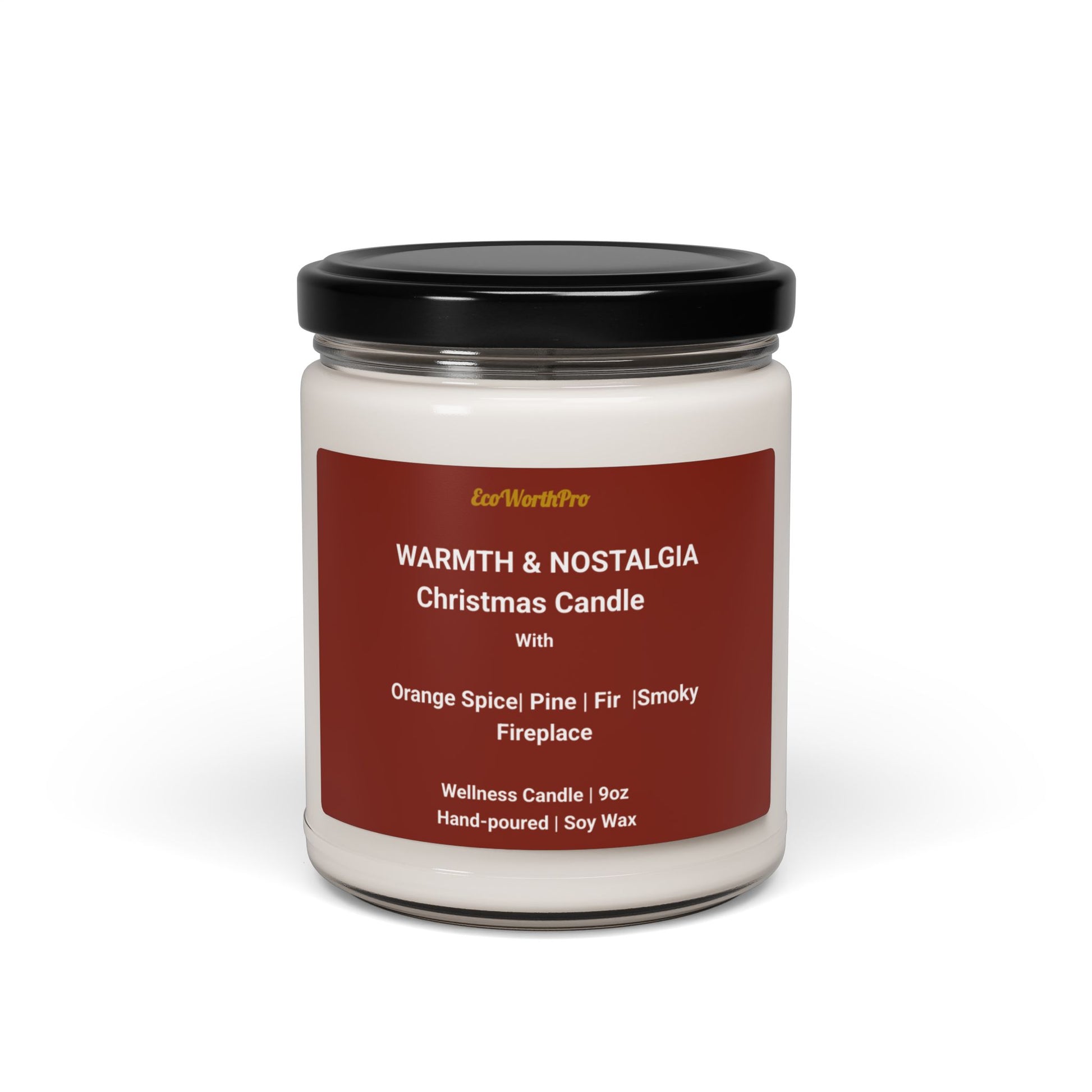 Christmas Tree Candle | Pine, Orange Spice & Fireplace. Closed