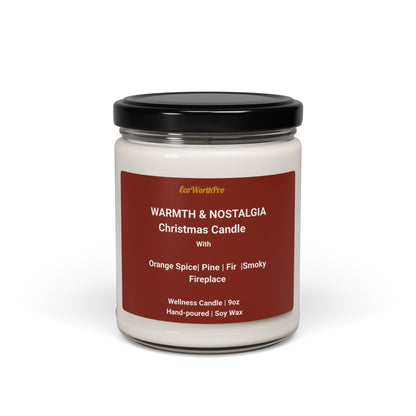 Christmas Tree Candle | Pine, Orange Spice & Fireplace. Closed