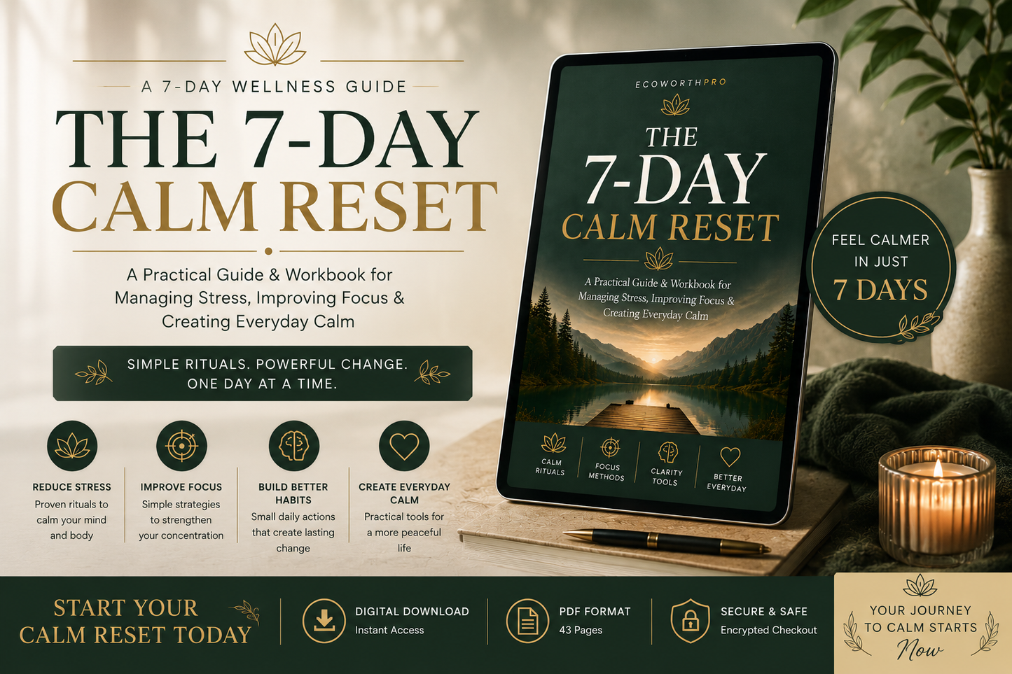 🌿 THE 7-DAY CALM RESET