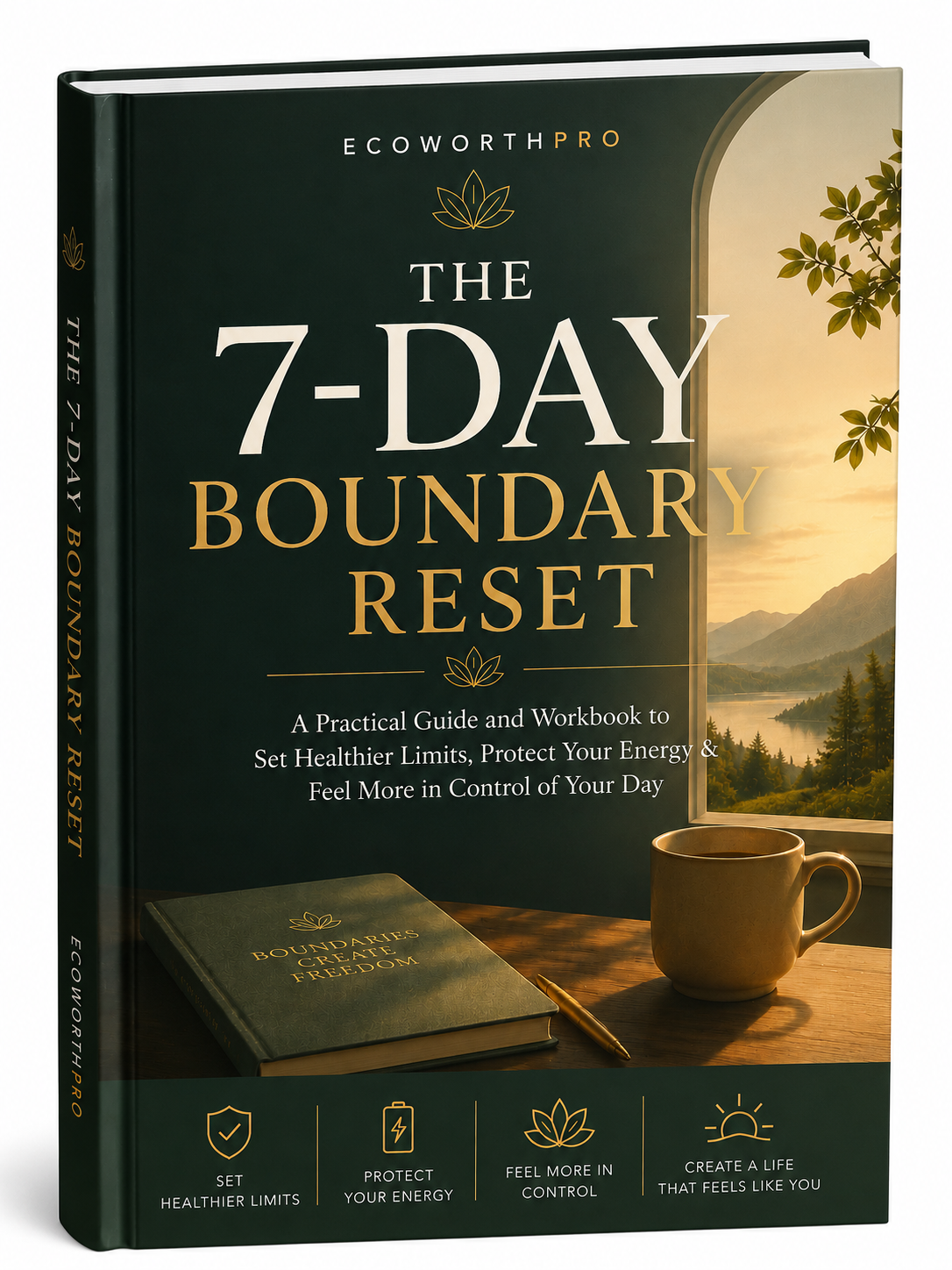 🌿 THE 7-DAY BOUNDARY RESET GUIDE & BOUNDARY RESET JOURNAL BUNDLE