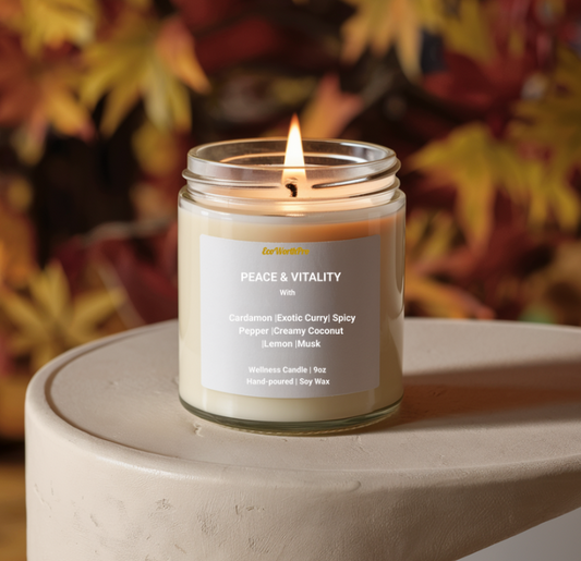 Fall Candle | Spice, Lemon, Citrus, Cardamom & Soft Musk.SS