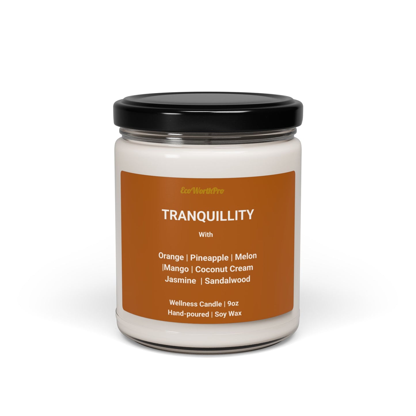 Jasmine Soy Wax Candle | Tropical Candle Scent. Closed.