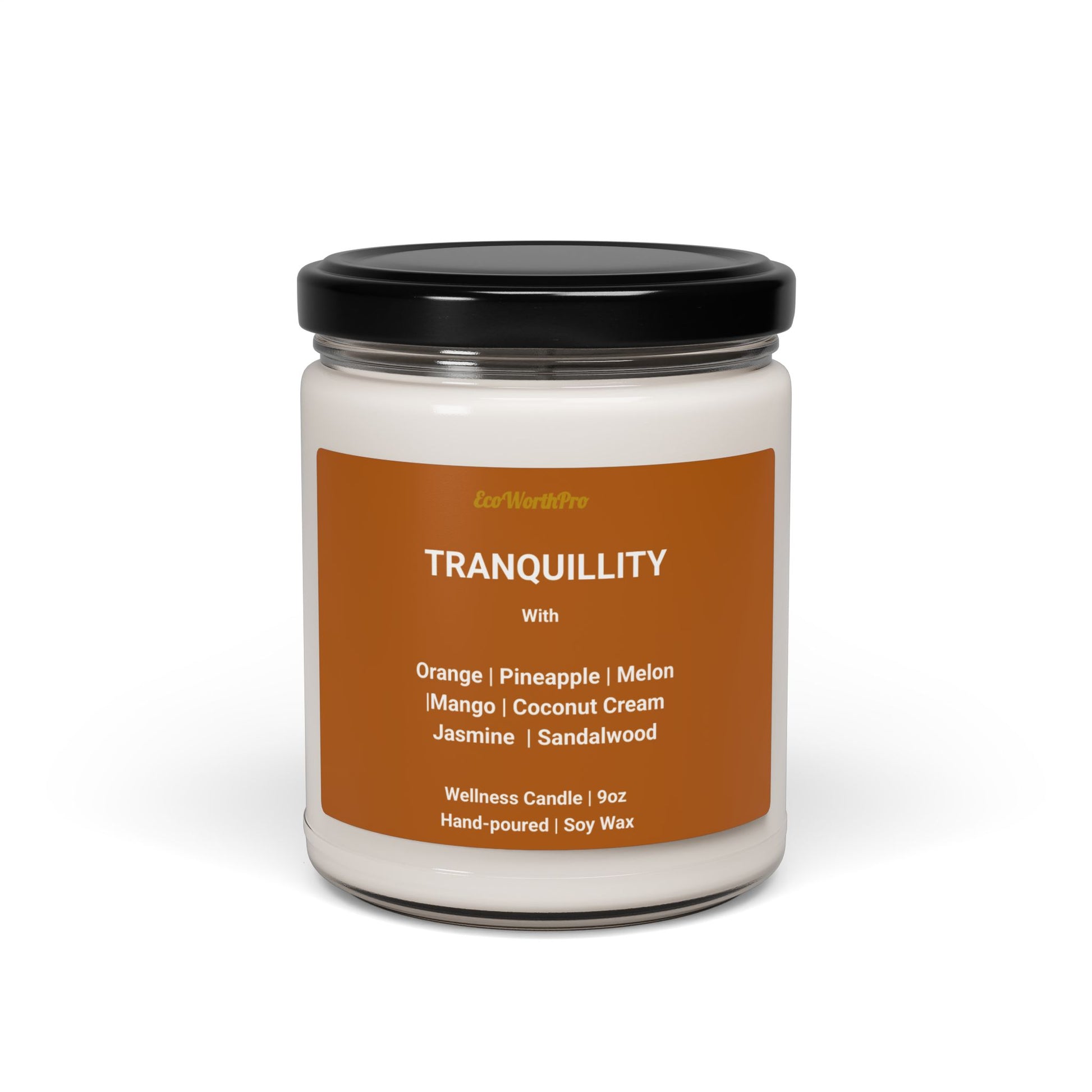 Jasmine Soy Wax Candle | Tropical Candle Scent. Closed.