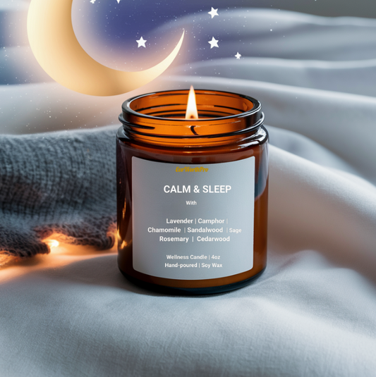Lavender_sage_chamomile sleep candle. SS..