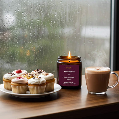 MOOD UPLIFT | Vanilla & Buttercream Wellness Candle - 4oz