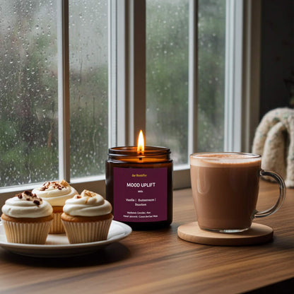 MOOD UPLIFT | Vanilla & Buttercream Wellness Candle - 4oz