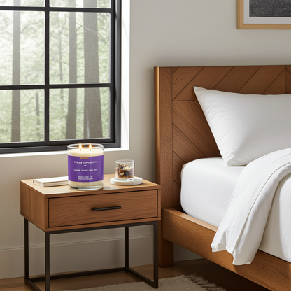 PEACE & TRANQUILLITY | Mint & Lavender Sleep Candle | Sea- Salt, Sage & Lavender– 11 oz