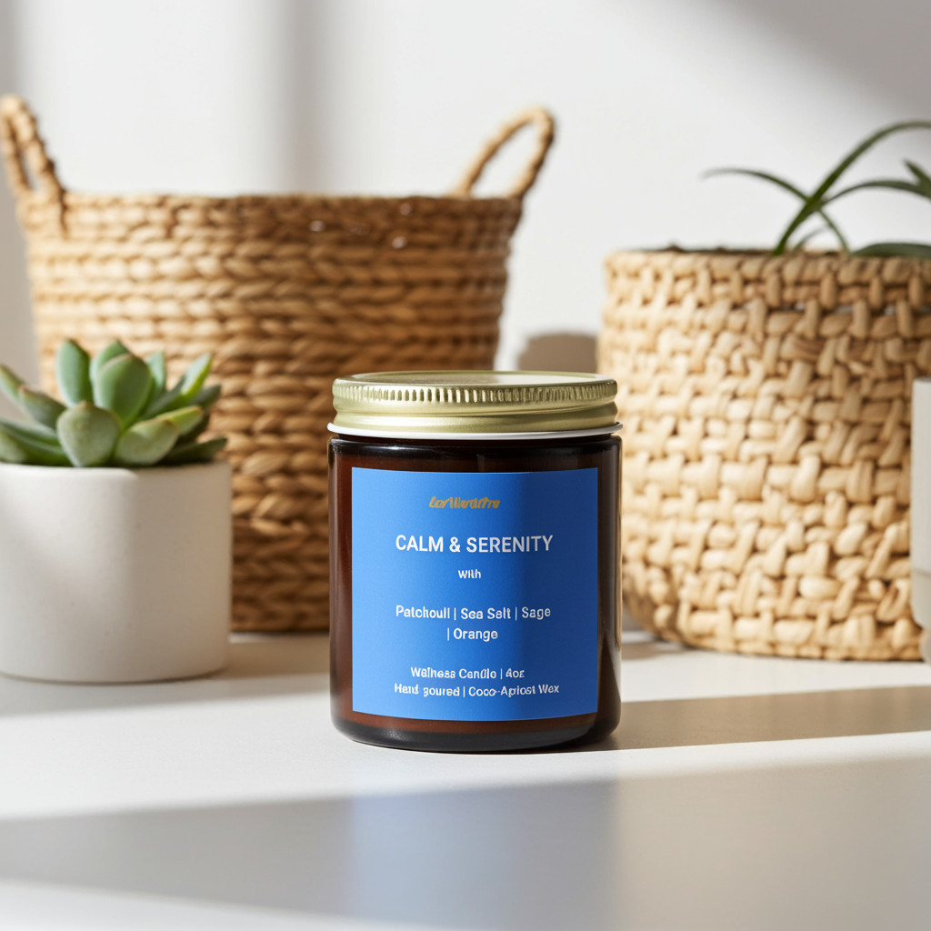 CALM & SERENITY | Patchouli Candle - 4oz