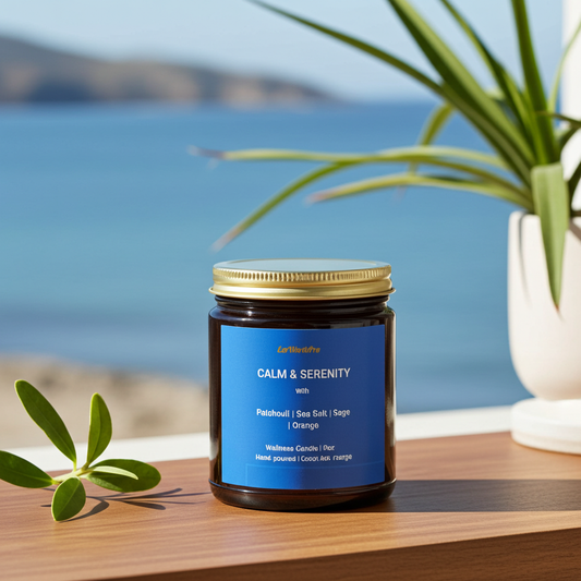 Patchouli & Sea-Salt Candle..