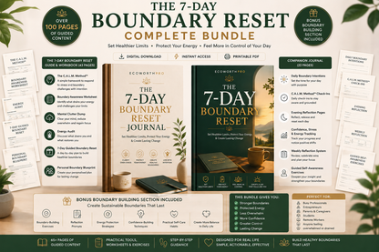 🌿 THE 7-DAY BOUNDARY RESET WELLNESS BUNDLE