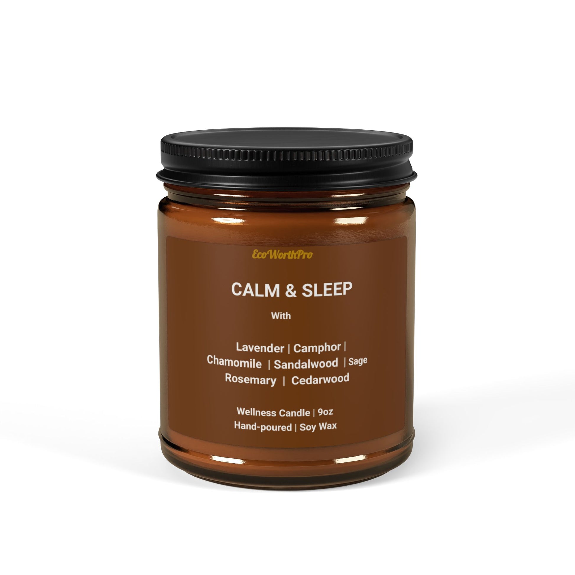Sleep inducing Candle | White Sage, Lavender & Chamomile. Closed