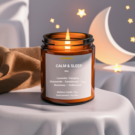 Sleep inducing Candle | White Sage, Lavender & Chamomile. SS....