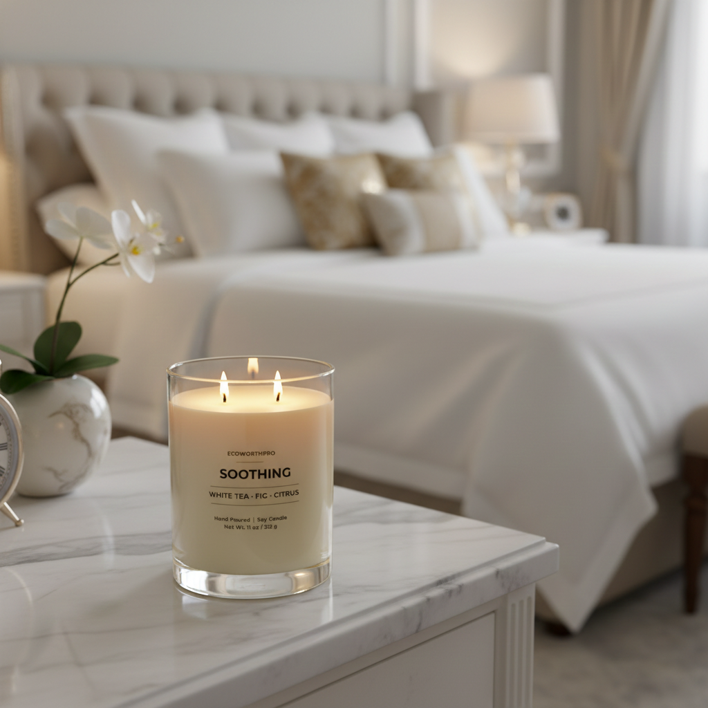 SOOTHING - White Tea, Fig & Citrus Spa Candle (11oz)