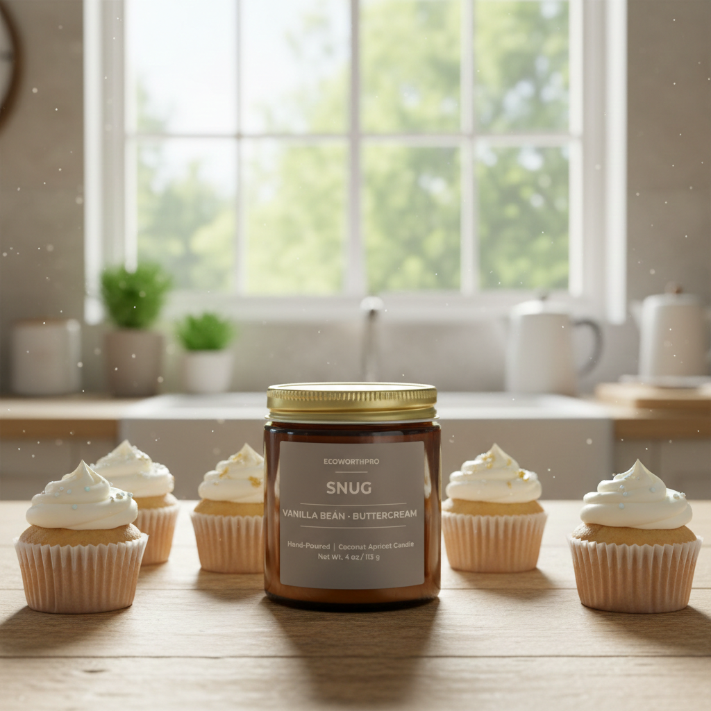 Vanilla Bean and buttercream candle