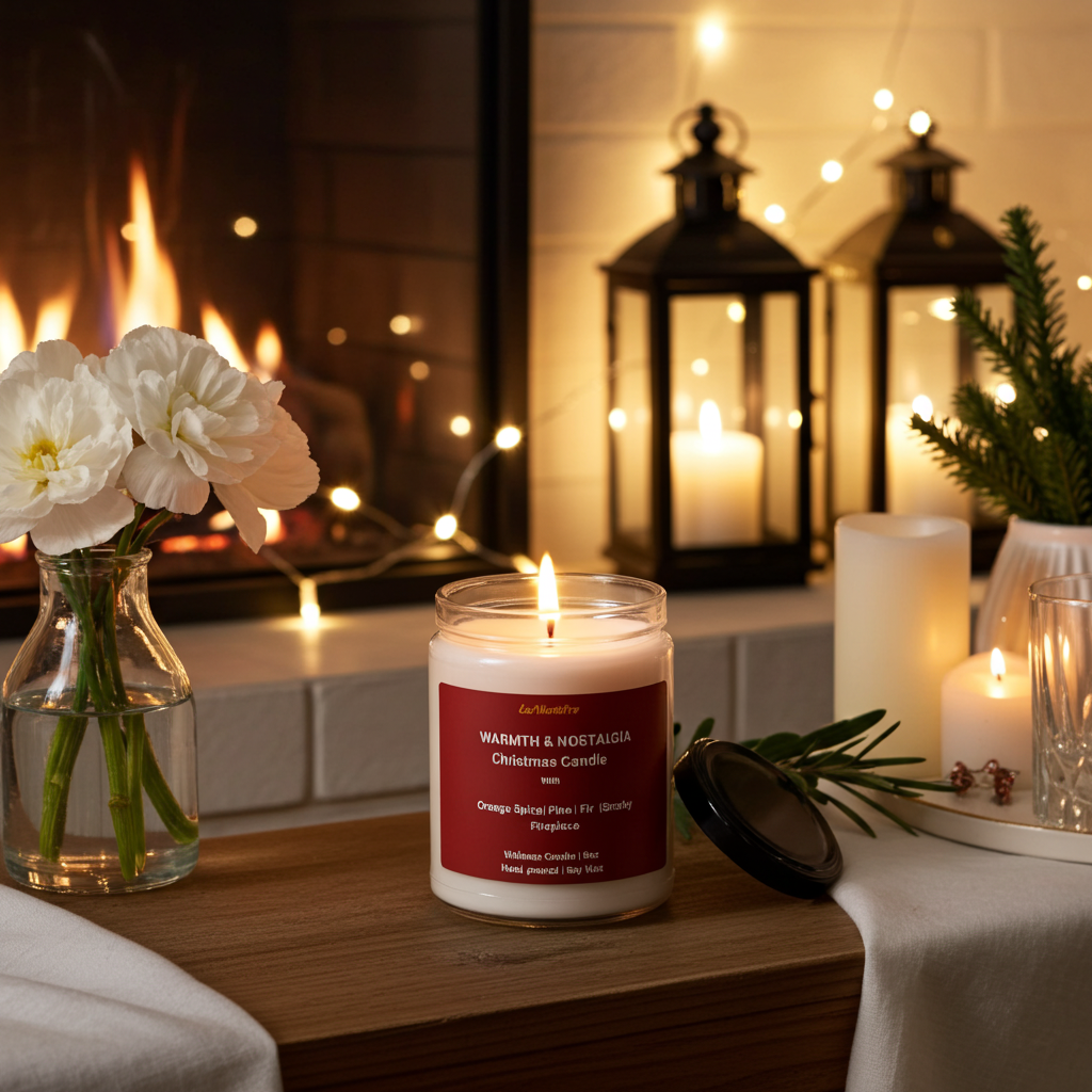 Christmas tree candle