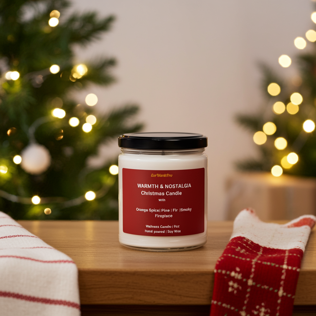 christmas tree candle