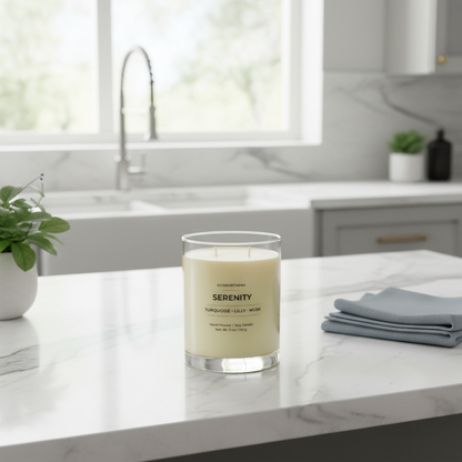 Turquoise, Lilly & Musk Candle - SERENITY(11oz)