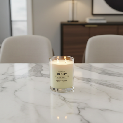 Turquoise, Lilly & Musk Candle - SERENITY(11oz)