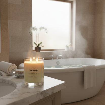 SOOTHING - White Tea, Fig & Citrus Spa Candle (11oz)